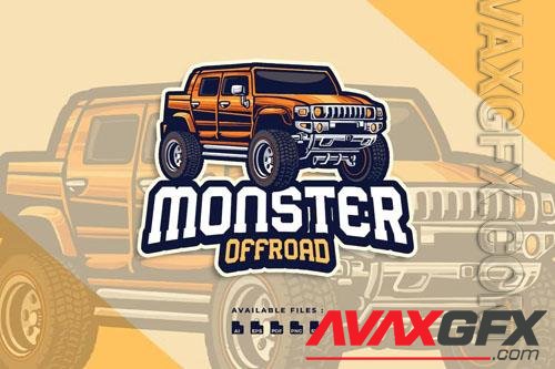 Monster Offroad Car Automotive Transportation Logo