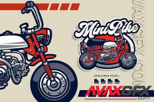 Mini Bike Motorcycle Automotive logo