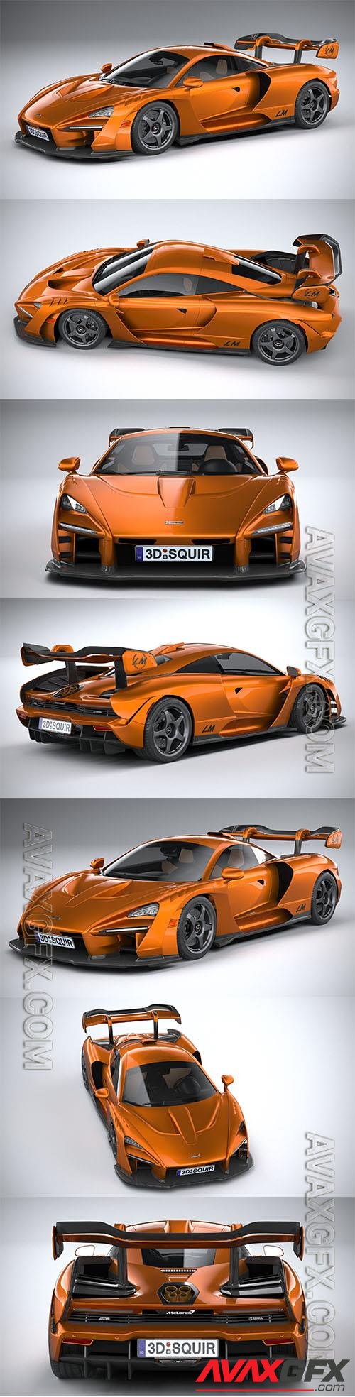 Sportcar McLaren Senna LM 2021