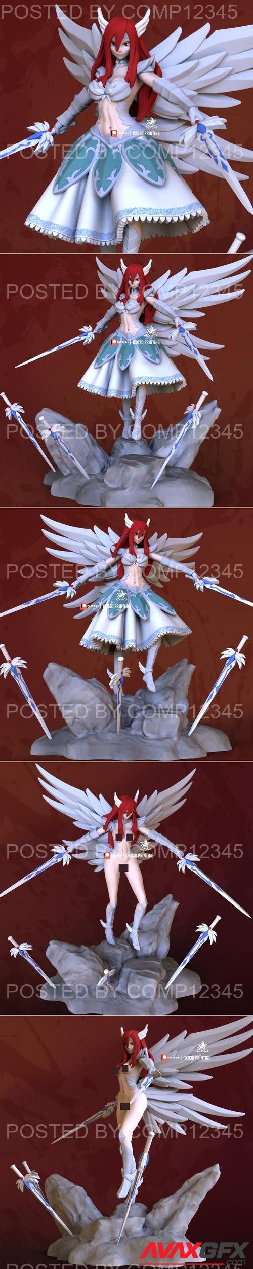 OXO3D - Fairy Tail - Erza Scarlet 3D Print