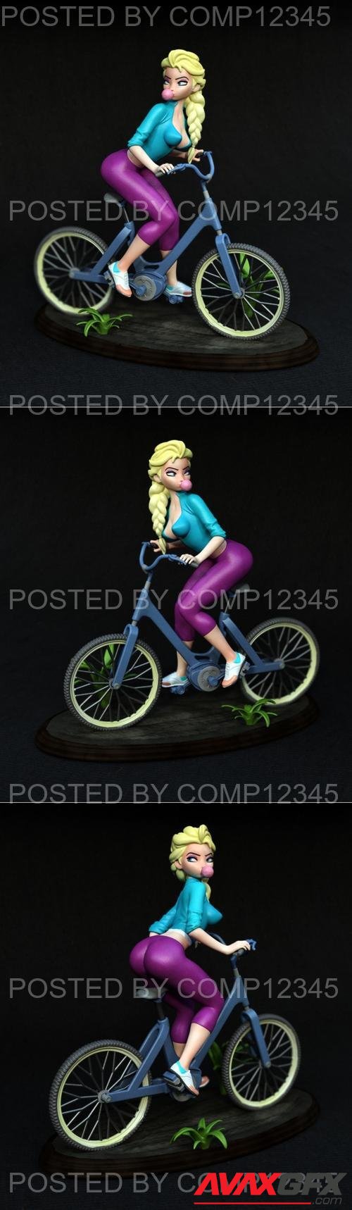 Princess ice - Elsa Bike 3D Print