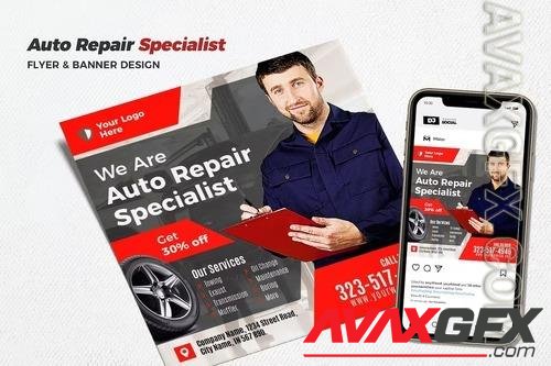 Auto Repair - Flyer [PSD]
