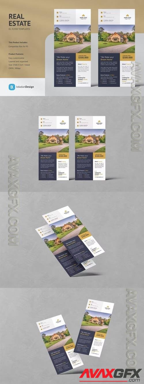 Real Estate DL Flyer [PSD]