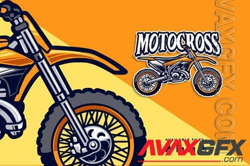Motocross Motorcycle Automotive logo design templates