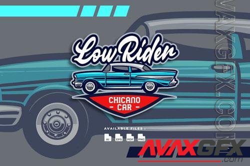 Lowrider Car Automotive Transportation Logo design templates
