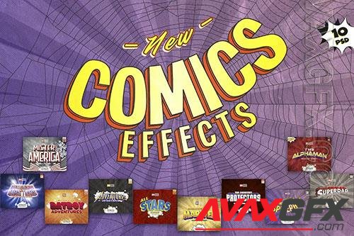 Comics Text Effects 10 Sets