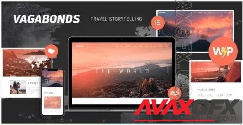 Vagabonds v1.3.6 - Personal Travel & Lifestyle Blog Theme