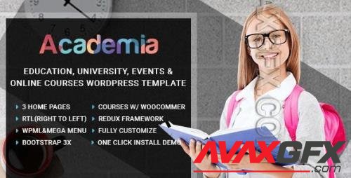 Academia v3.8 - Education Center WordPress Theme