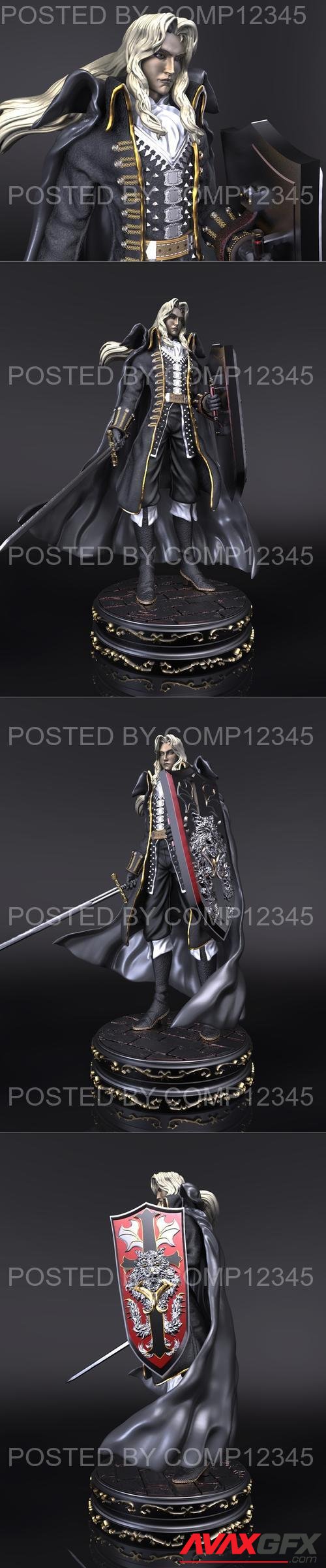 Alucard CastlevaniaL 3D Print