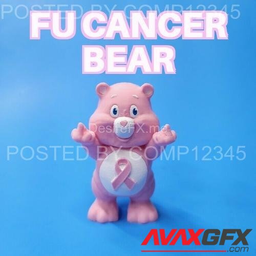 FU Cancer Bear 3D Print