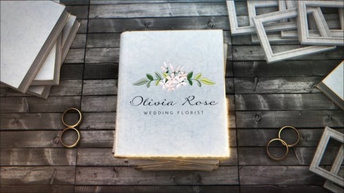 Wedding Book Logo Reveal 41068341 [Videohive]