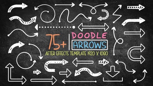75 Doodle Arrow Pack After Effects 43760854 [Videohive]