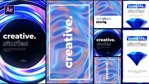 Holographic Posts and Stories 43820139 [Videohive]