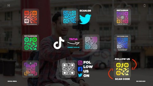 Social Media QR Code 43834532 [Videohive]