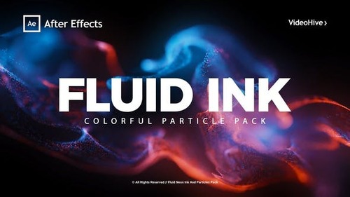 Fluid Neon Ink And Particles Pack 43860331 [Videohive]