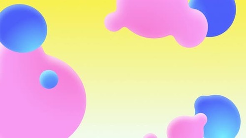 Animation of a futuristic multicolored liquid. Gradients of the aqueous liquid background 4389147...
