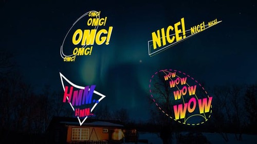 Comic Text Animations 44260883 [Videohive]