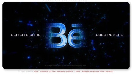 Glitch Digital Logo Reveal 44272915 [Videohive]