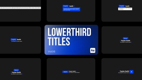 Lowerthird Titles 06 for After Effects 44311616 [Videohive]