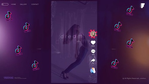 Particles Typography TikTok Elements 44348851 [Videohive]