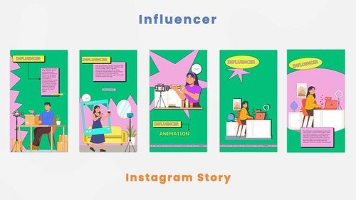 Influencer Character Instagram Story 44419997 [Videohive]