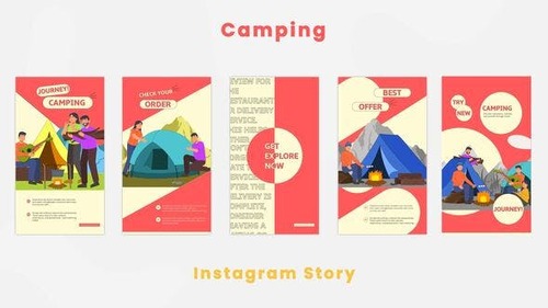 Winter Camping Instagram Story 44420628 [Videohive]