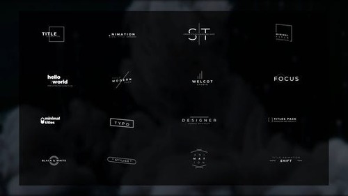 Minimal Titles Pack | After Effects 44501590 [Videohive]