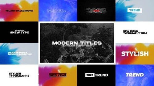 Modern Titles | After Effects 44509077 [Videohive]