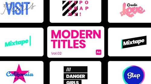 Modern Titles 02 for After Effects 44573434 [Videohive]