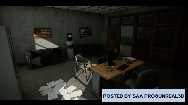 Unreal Engine Environments Abandoned Police Department v5.1