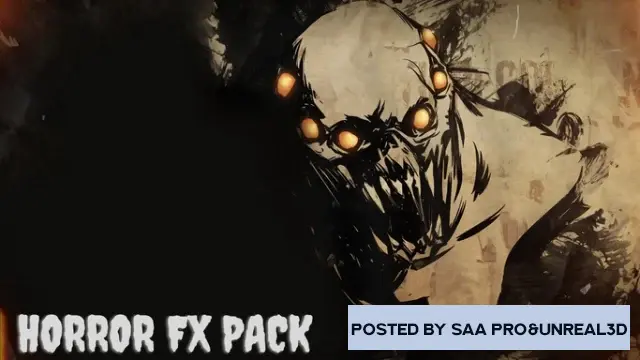 Unreal Engine Sound Music Horror Fx Pack (195 Wav) v4.22-4.27, 5.0