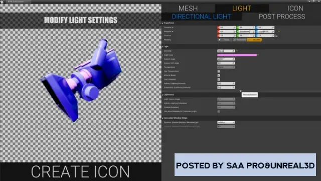 Unreal Engine Blueprints Simple Icon Creator v4.25-4.27