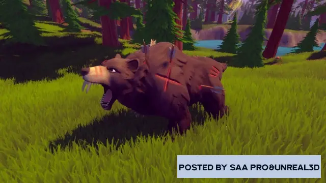 Unreal Engine Characters Stylized Bear Boss - Forest Animal (UE) v4.27