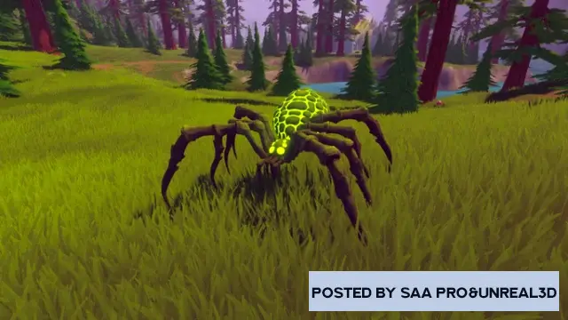 Unreal Engine Characters Stylized Spider - RPG Forest Animal (UE) v4.27