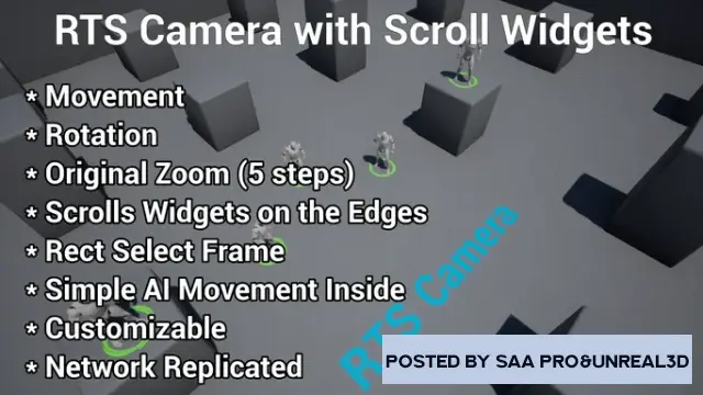 Unreal Engine Blueprints Useful RTS Camera v5.1