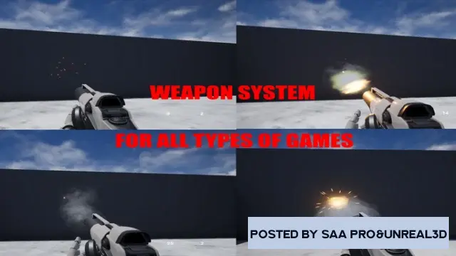 Unreal Engine Blueprints Weapon System v5.1