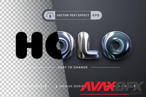 Holo - Editable Text Effect, Font Style - 2519444