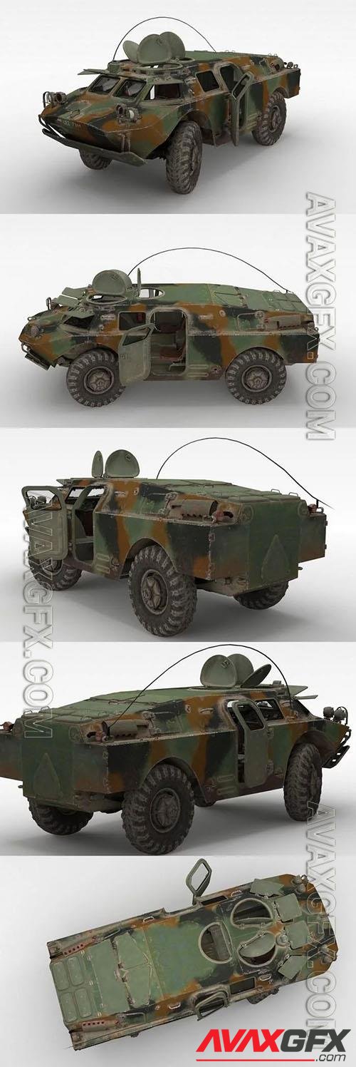 BRDM – Combat vehicle - 3d model