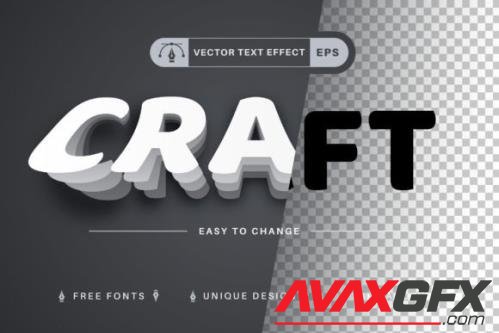 Craft - Editable Text Effect, Font Style - 2519572