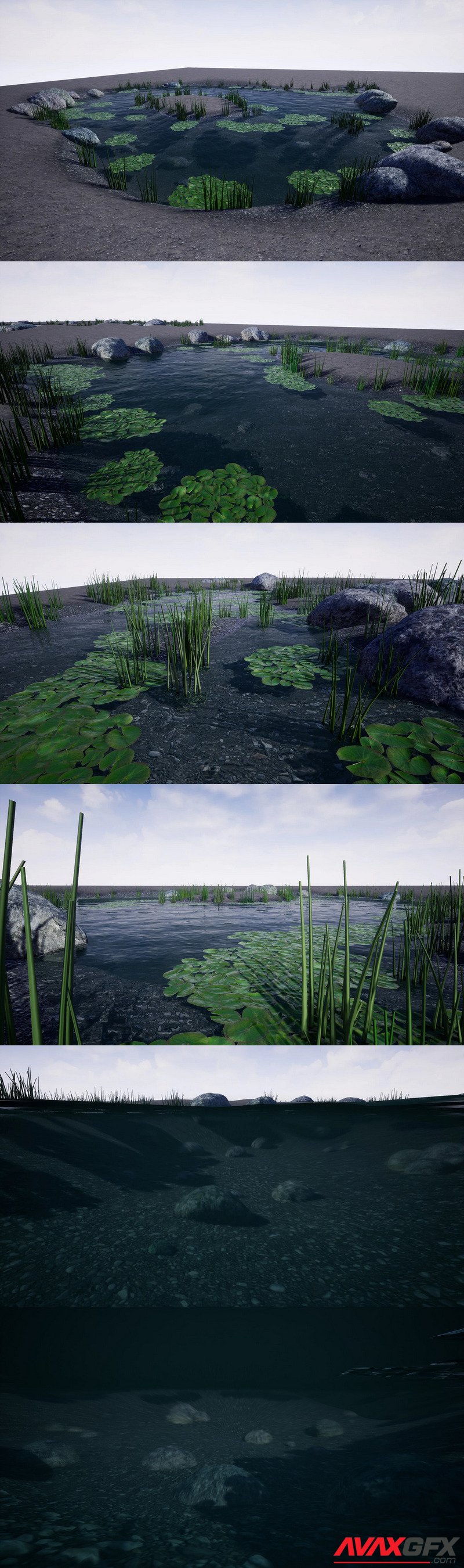 SHADERSOURCE - Procedural Water Foliage Tool