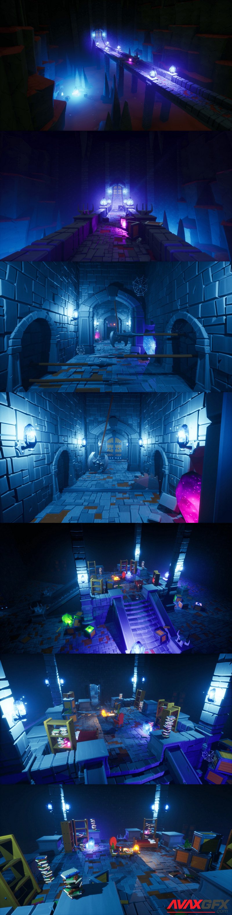 Stylized Modular Dungeon Pack Vol 2