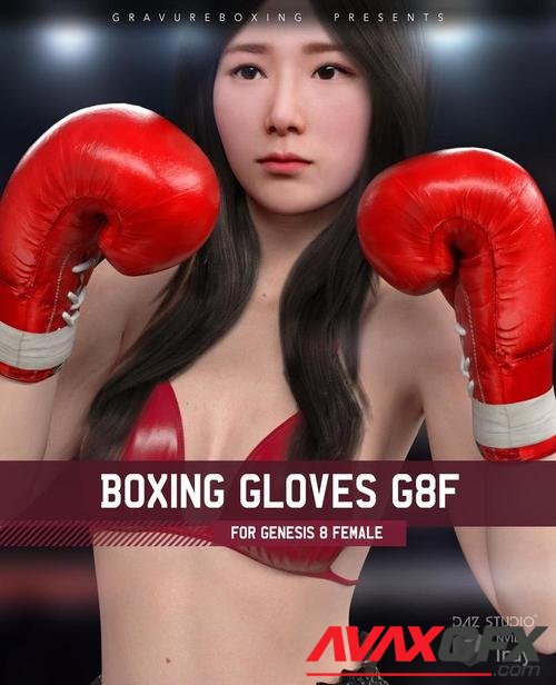 Boxing Gloves G8F for Genesis 8 Femal