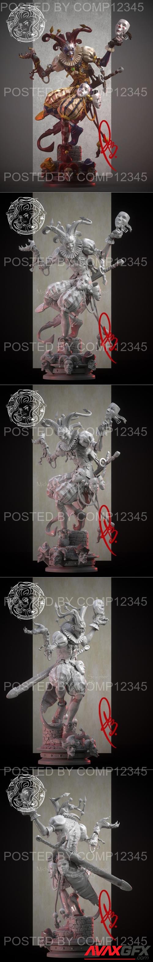 Harlequin of Horror by Creative Geek MB 3D Print