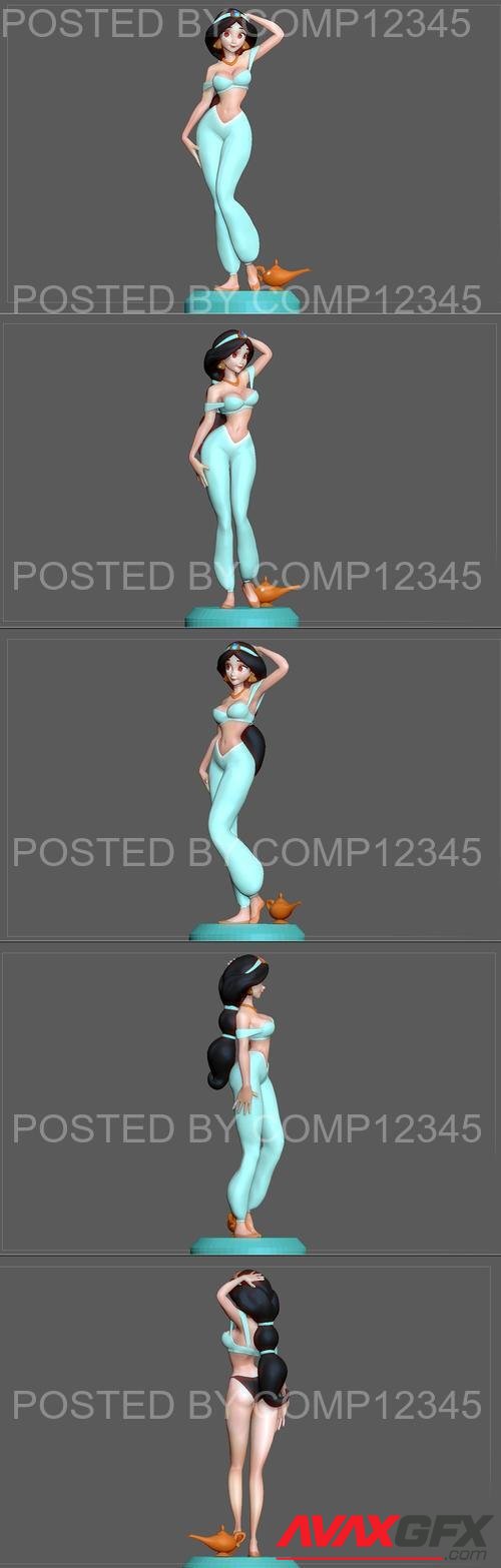 Jasmine Princess 3D Print