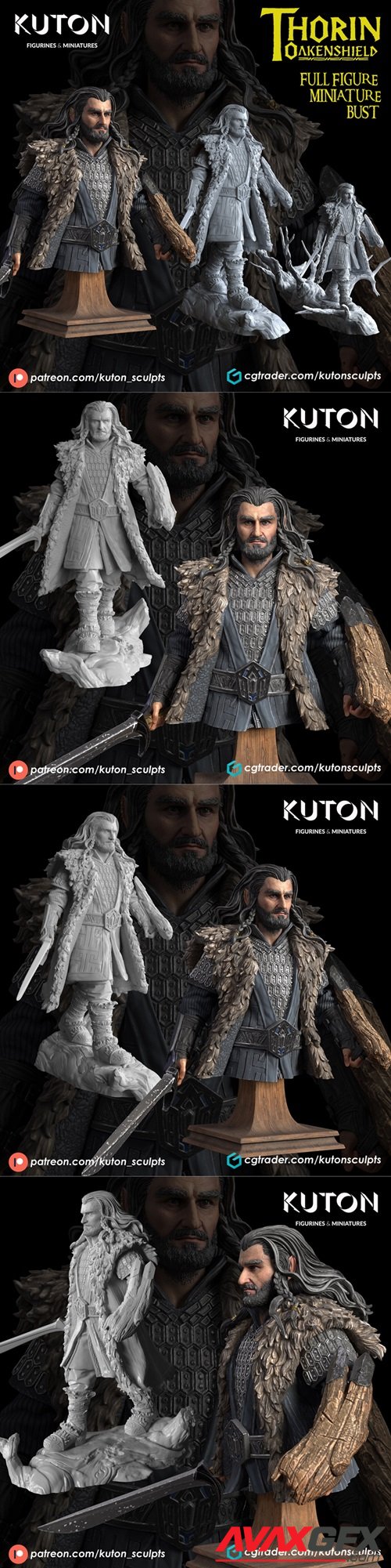 KUTON - Thorin Oakenshield 3D Print