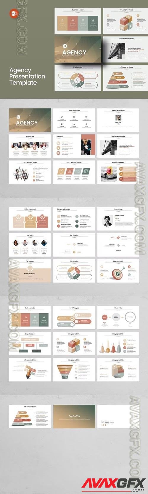 Agency PowerPoint Presentation Template [PPTX]