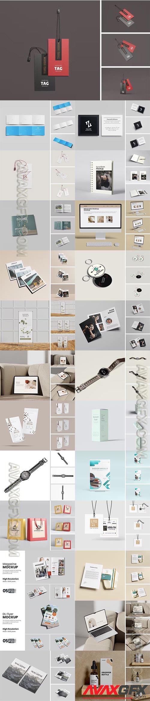 25 Mockups Templates Pack [PSD]