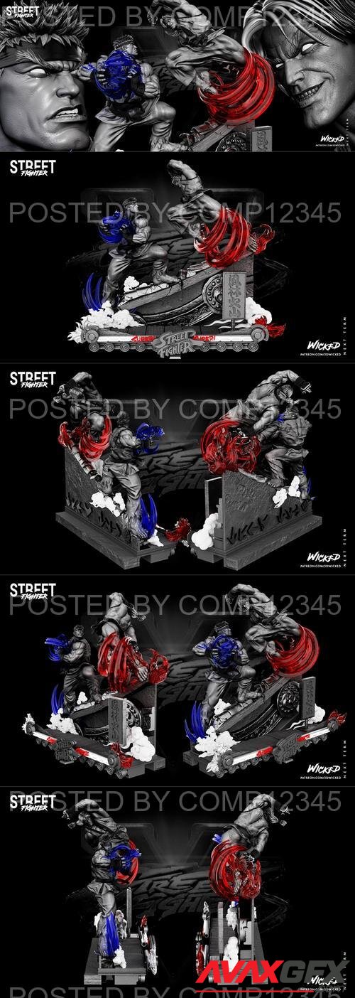 WICKED - Street Fighters Diorama 3D Print
