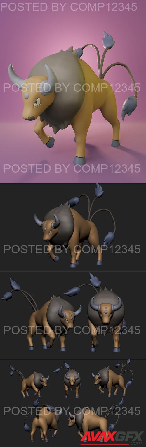 Pokemon - Tauros 3D Print