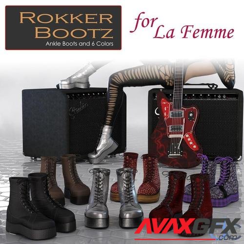 DC-RokkerBootz for La Femm